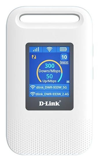 D-Link DWR-933W Hotspot Móvil 4G LTE Cat 6 Wi-Fi 6 Blanco D-Link DWR-933W Hotspot Móvil 4G LTE Cat 6 Wi-Fi 6 Blanco