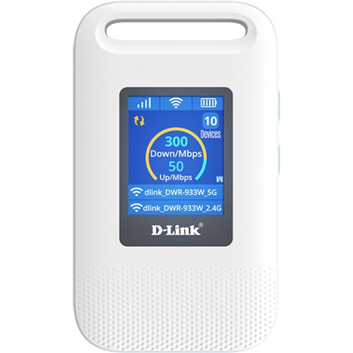 D-Link DWR-933W Hotspot Móvil 4G LTE AX600 Wi-Fi 6 D-Link DWR-933W Hotspot Móvil 4G LTE AX600 Wi-Fi 6