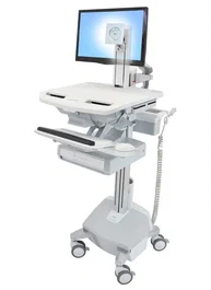 Ergotron StyleView Carro multimedia con articulación LCD LiFe y 1 cajón