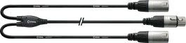 Cordial Cable Y Xlr Hembra/2 Xlr Macho 30 Cm