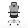 PIQUERAS Y CRESPO Silla de oficina Haches con mecanismo Sincro/Traslack Gris