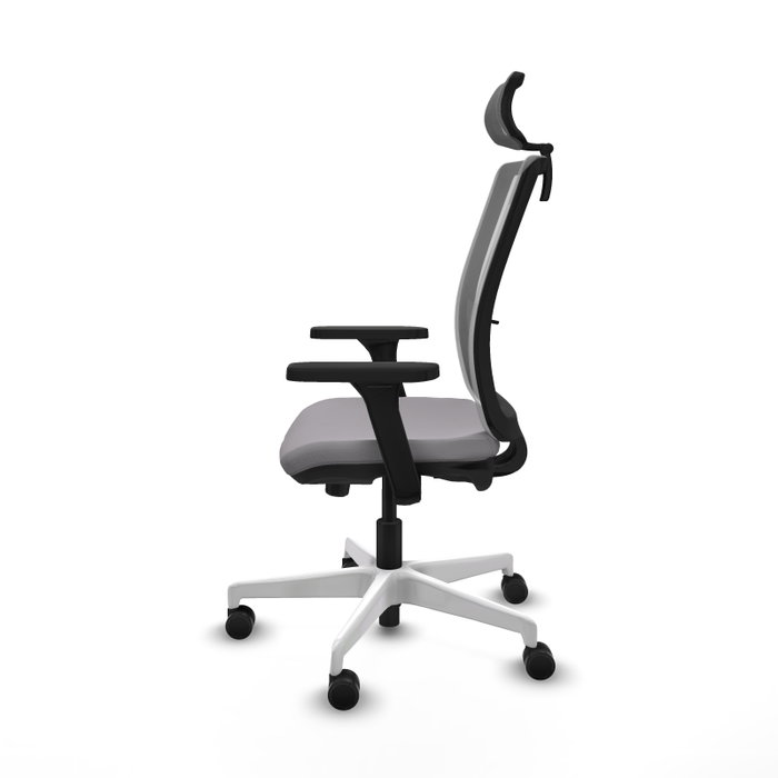 PIQUERAS Y CRESPO Silla de oficina Haches con mecanismo Sincro/Traslack Gris