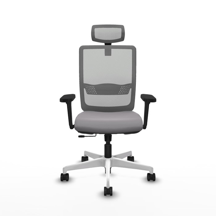 PIQUERAS Y CRESPO Silla de oficina Haches con mecanismo Sincro/Traslack Gris
