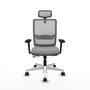PIQUERAS Y CRESPO Silla de oficina Haches con mecanismo Sincro/Traslack Gris