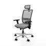 PIQUERAS Y CRESPO Silla de oficina Haches con mecanismo Sincro/Traslack Gris