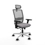 PIQUERAS Y CRESPO Silla de oficina Haches con mecanismo Sincro/Traslack Gris