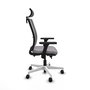 PIQUERAS Y CRESPO Silla de oficina Haches con mecanismo Sincro/Traslack Gris