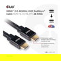 Club 3D Cable HDMI 2.0 (A-A) 15 m con tecnología RedMere, 18 Gbit/s, 4K Ultra HD a 60Hz, 3D, HDR, Full HD 1080p, Conectores Chapados en Oro