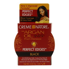Creme of Nature Oil Perfect Edges Negro 637 G Fijación Larga Duración para Bordes Difíciles