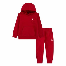 Conjunto Deportivo para Bebé Jordan MJ Brklyn Fleecec Pullover Set Rojo 2 Piezas