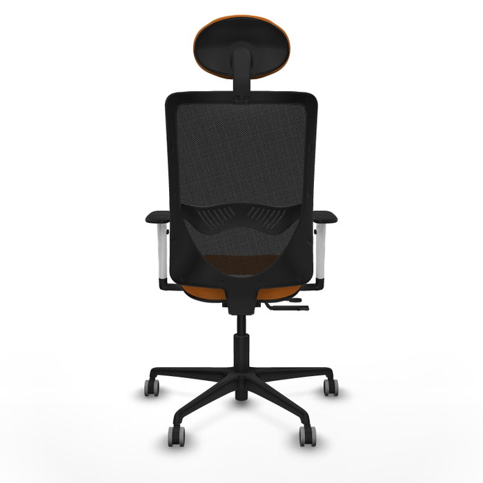 PIQUERAS Y CRESPO Silla de oficina Zulema Naranja y Negro PIQUERAS Y CRESPO Silla de oficina Zulema Naranja y Negro