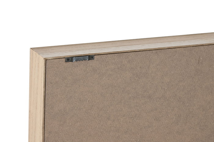 DKD Home Decor Espejo Natural 13 x 60 x 60 cm (2 Unidades)