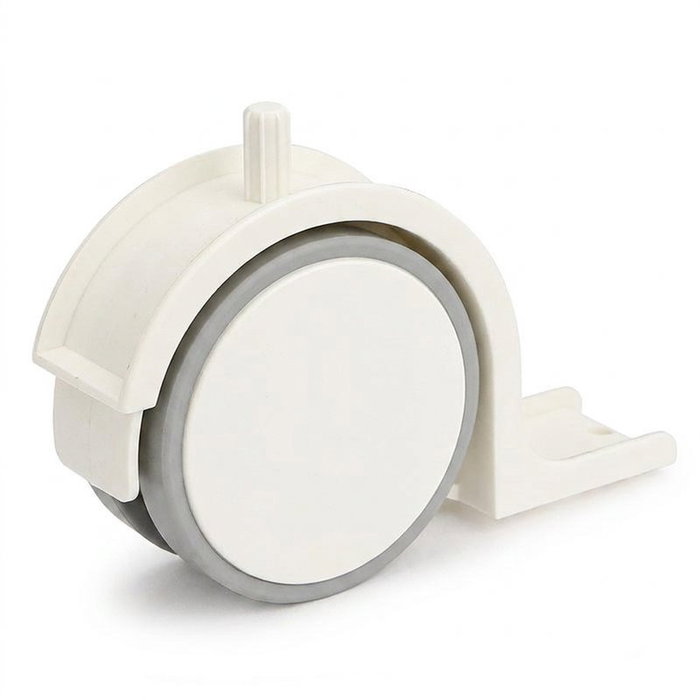 Q&Q Rueda nido Toscana blanco SP35 sin freno para embutir Q&Q Rueda nido Toscana blanco SP35 sin freno para embutir