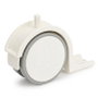 Q&Q Rueda nido Toscana blanco SP35 sin freno para embutir