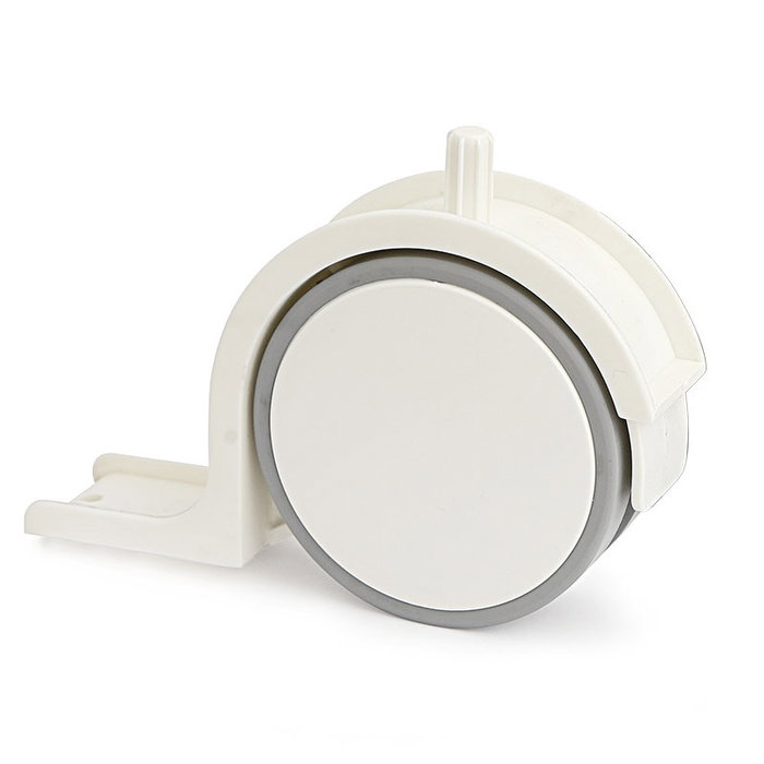 Q&Q Rueda Nido Toscana Blanco SP35 Sin Freno Para Embutir Q&Q Rueda Nido Toscana Blanco SP35 Sin Freno Para Embutir