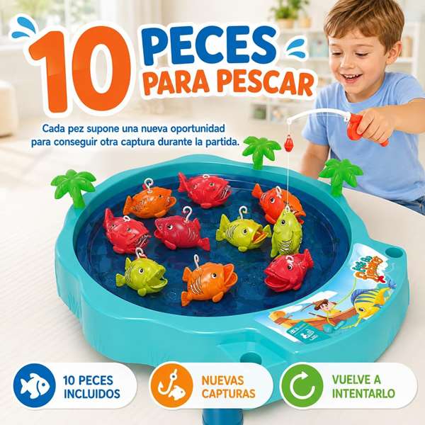 JugaToys Juego de pesca en mesa