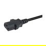 EQUIP 112110 Cable de Alimentación C18 a Schuko, 1.80m, Ángulo 180°, Negro