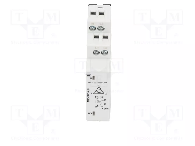 RELPOL MR-EU3M1P Relé de monitorización de tensión 3 x 400V AC SPDT RELPOL MR-EU3M1P Relé de monitorización de tensión 3 x 400V AC SPDT