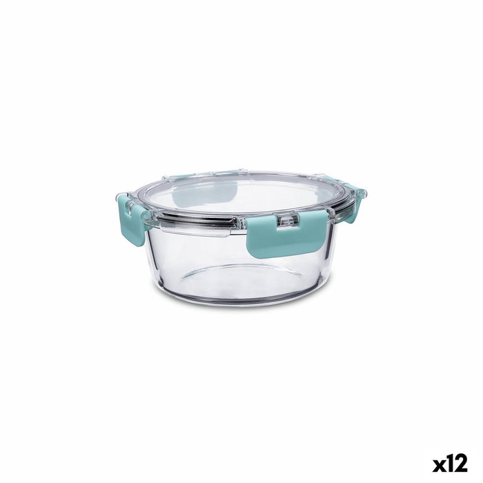 Quid Recipiente Hermético Vidrio Purity 64 cL - 12 Unidades