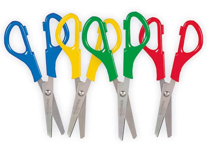 Liderpapel Tijera para zurdos 13,5 cm unidad Acero Inoxidable Mango Plástico Uso Hogar