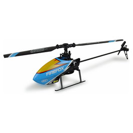 AMEWI AFX4 Helicóptero de Juguete RC Ready-to-Fly (RTF), Motor Eléctrico con Batería Li-Po 350mAh, Azul/Negro, 2.4 GHz, Control de 6 Canales, para Niño - Ref. AFX4