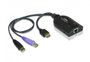 ATEN KA7168 Adaptador de cable KVM HDMI a Cat5e/6 con puertos USB