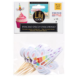 Lily Cook Juego De 15 Decoraciones Unicornio