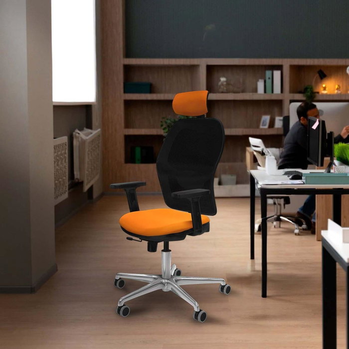 PIQUERAS Y CRESPO Silla de oficina Jorquera Rosa y Gris PIQUERAS Y CRESPO Silla de oficina Jorquera Rosa y Gris
