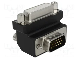 DELOCK Adaptador DVI-I (24+5) hembra a VGA D-Sub 15 pin macho