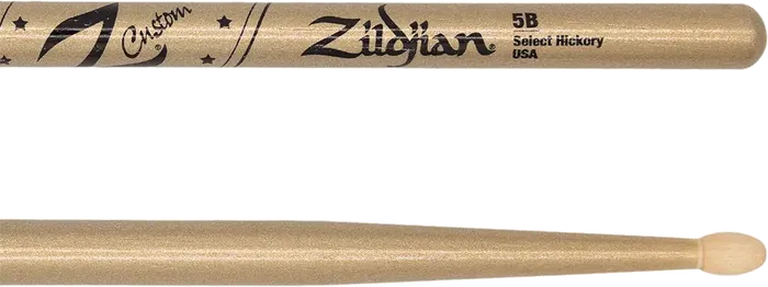 Zildjian Baquetas 5B Gold Chroma Edición Limitada