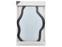 Giftdecor Espejo Forma Negro 72 cm de Alto x 46 cm de Ancho x 3 cm de Profundidad en Plástico (Set de 6)