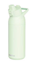 QUOKKA BOTELLA TERMO INFANTIL 700ML ACERO INOXIDABLE CON SIPPER, COLOR VERDE PASTEL
