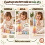 Jugatoys - misprimerosjuguetes Torres Apilables infantiles de diferentes formas en set 40x28'5x9'5cm