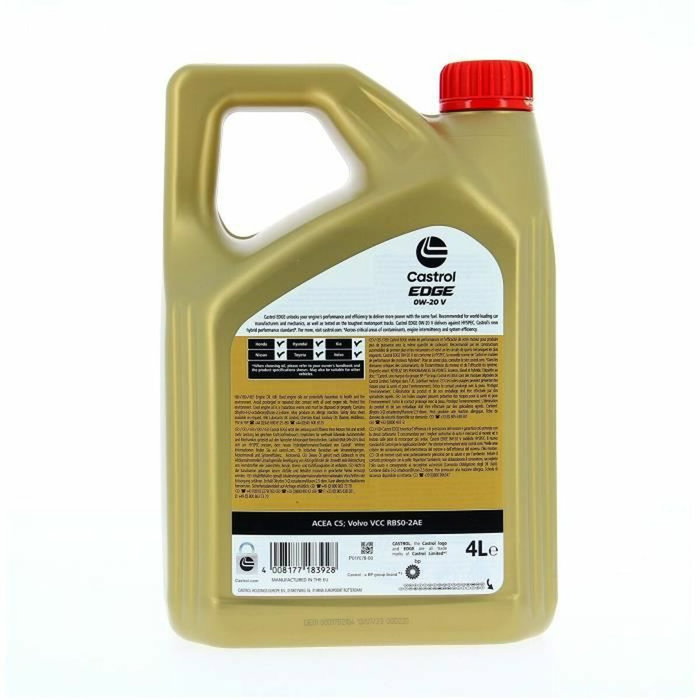 Castrol EDGE 0W-20 V Aceite de motor 4L