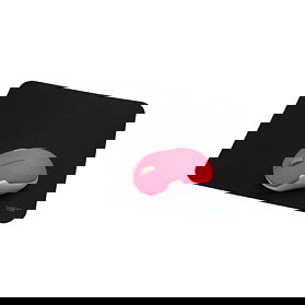 LogiLink ID0117 Alfombrilla de Ratón Gaming Negro para PC, Ordenador, Laptop, 230 x 204 mm, Tela y Goma