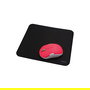 LogiLink ID0117 Alfombrilla de Ratón Gaming Negro para PC, Ordenador, Laptop, 230 x 204 mm, Tela y Goma