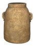 DKD Home Decor Jarrón de Terracota Artesanal Desgastado Marrón
