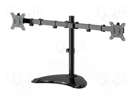 Gembird MS-D2ST-02 Soporte para Monitor de Escritorio Negro de hasta 32 pulgadas