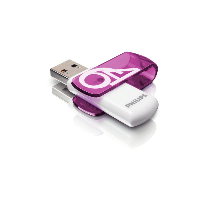 Philips USB 2.0 Vivid Edition Magic Purple 64 GB Philips USB 2.0 Vivid Edition Magic Purple 64 GB