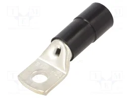 BM GROUP Punta de anillo tubular aislada M12 negro