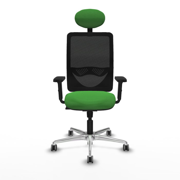 PIQUERAS Y CRESPO Silla de oficina Zulema Verde y Negro con Mecanismo Sincro PIQUERAS Y CRESPO Silla de oficina Zulema Verde y Negro con Mecanismo Sincro
