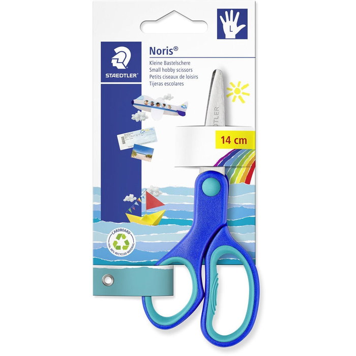 STAEDTLER Tijeras Escolares Noris 14 cm para Zurdos