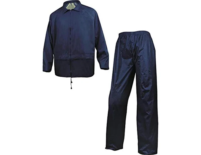 Deltaplus Conjunto de lluvia 400 azul marino talla M