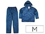 Deltaplus Conjunto de lluvia 400 Poliéster/PVC Azul Marino Talla M Homologado EN 343:31X