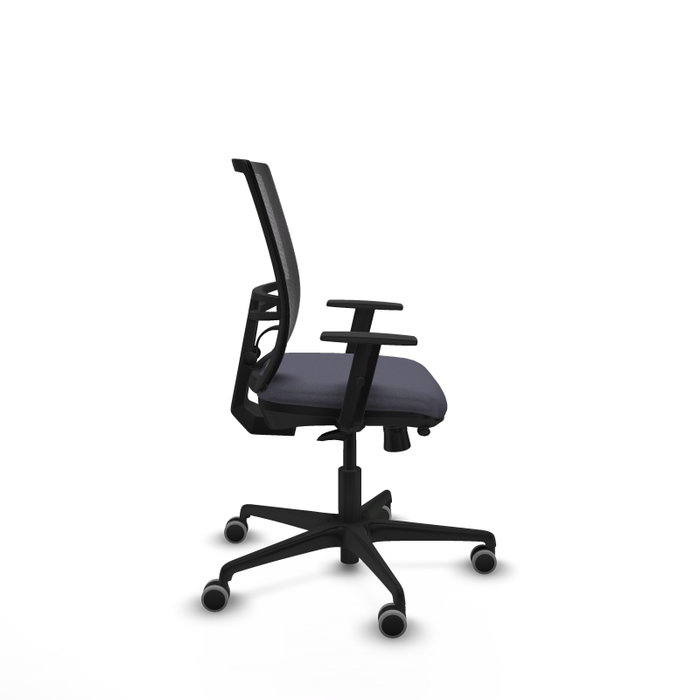 PIQUERAS Y CRESPO Silla de oficina Yunquera con mecanismo Sincro/Traslack, Gris oscuro y Negro PIQUERAS Y CRESPO Silla de oficina Yunquera con mecanismo Sincro/Traslack, Gris oscuro y Negro