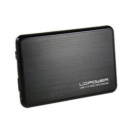 LC-Power LC-25BUB3 Carcasa para Unidad de Almacenamiento 2.5 SATA USB 3.2 Gen 1 Aluminio Negro