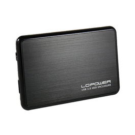 LC-Power LC-25BUB3 6cm SATA USB3 2.5" Aluminio Negro
