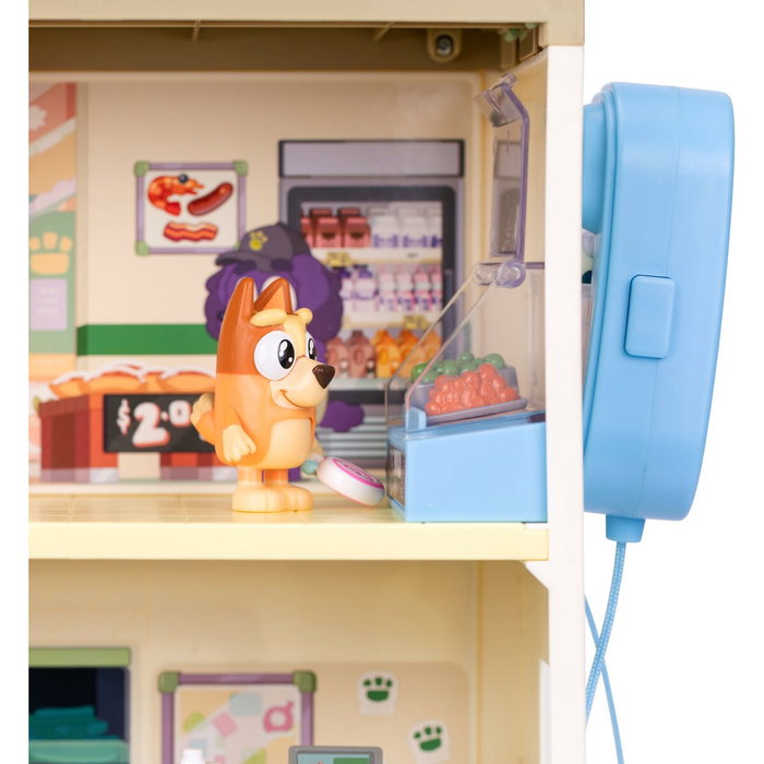 Moose Toys Bluey Let's Play Chef Supermercado con Minifiguras