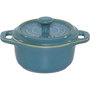 Staub Mini Cocotte Set 4-Piece Round Ceramic Antique Turquoise