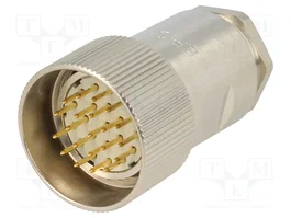 LAPP Conector industrial ZYLIN M27 macho de 21 pines recto